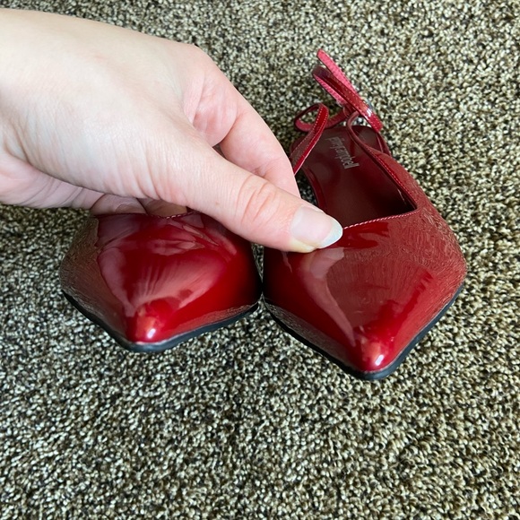 Jeffrey Campbell Executive Ankle Strap Pointed Toe Slingback Pump Size 7 - Picture 8 of 11